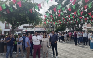 Interrumpen labores en Presidencia Municipal de Puerto Vallarta por simulacro