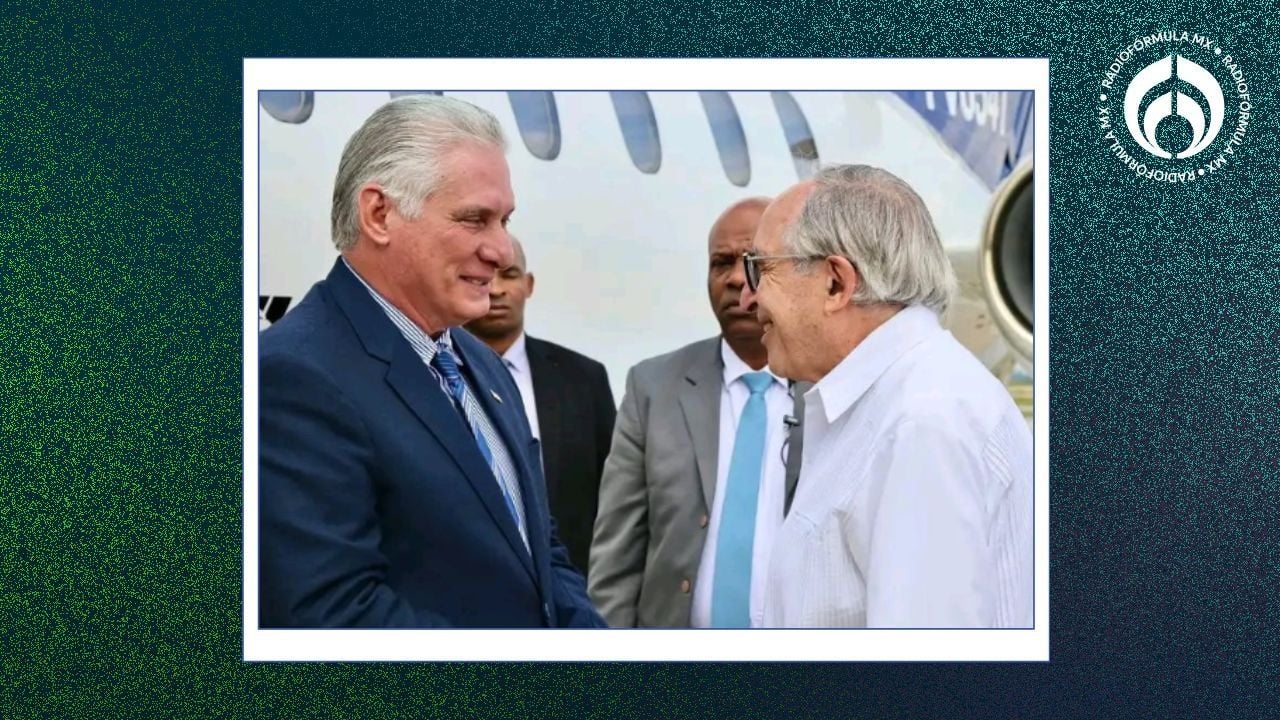  Toma de protesta de Sheinbaum: Miguel Díaz-Canel, presidente de Cuba, llega al AIFA