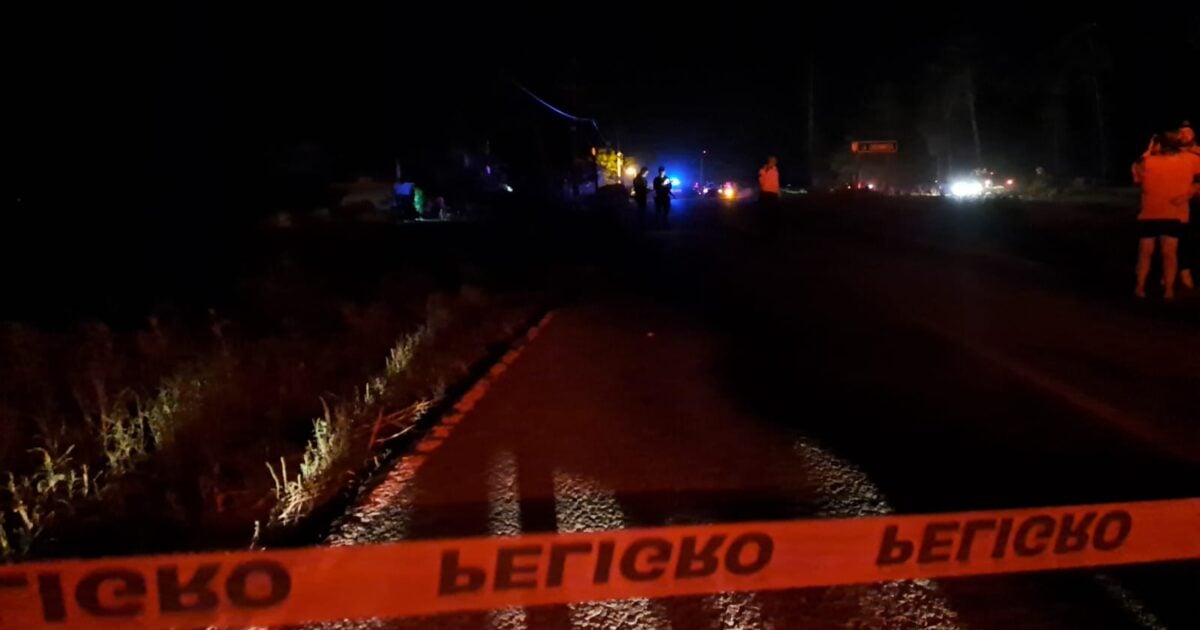  Aparatoso choque en la carretera Guasave-Estación Bamoa deja a dos motociclistas gravemente heridos